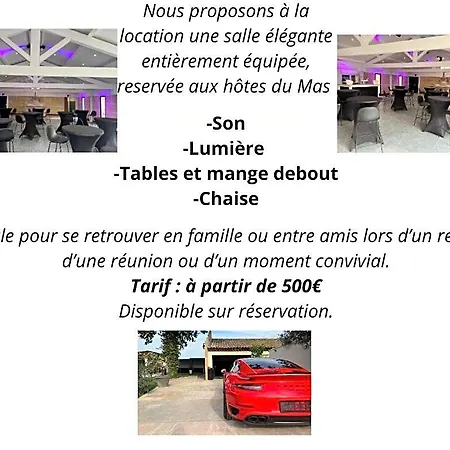 Hotel Mas La Farelle D'hote,fitness & Salle De Jeux Gratuite & En Supplement